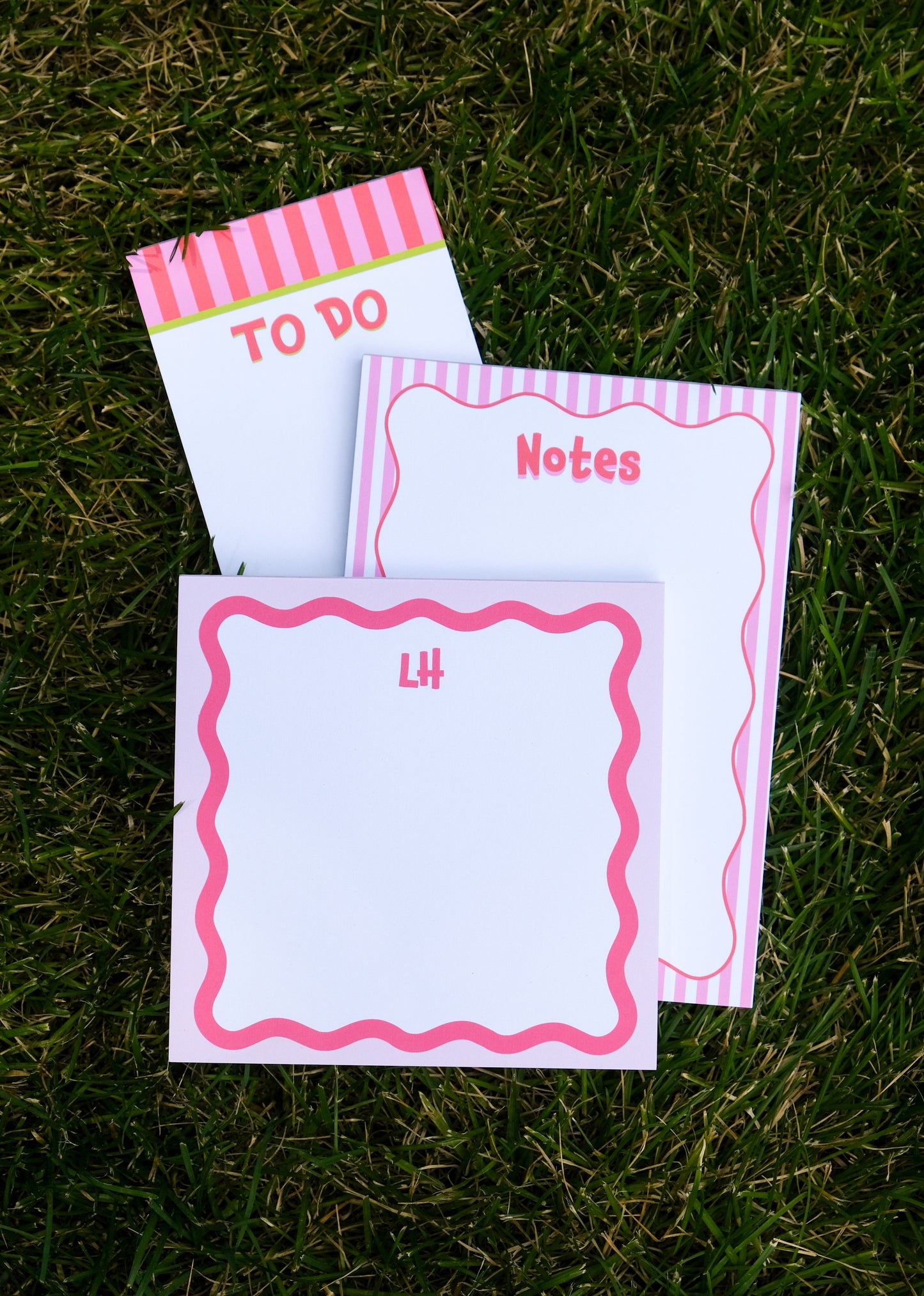Scallop Monogram Notepad