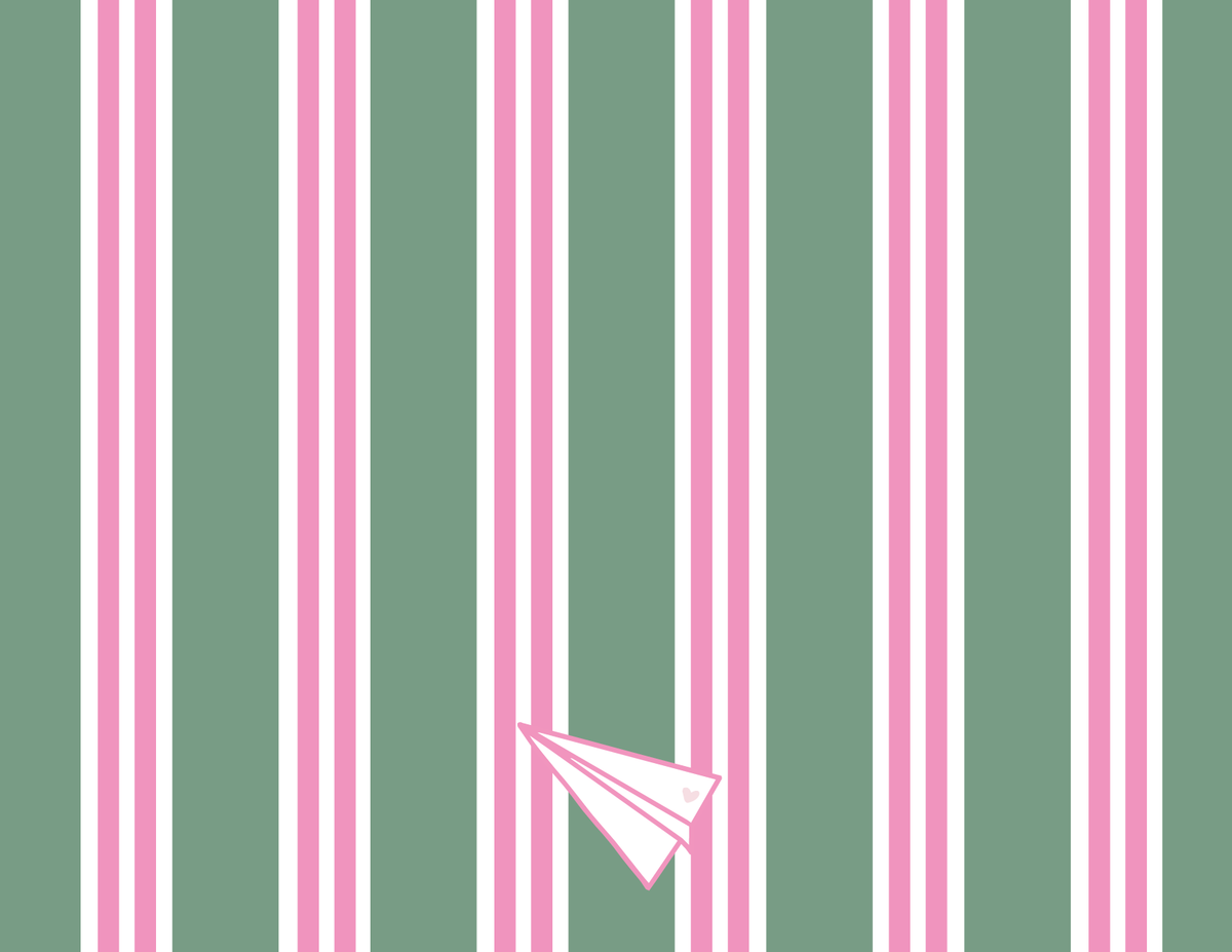 Stripe Society Notecards