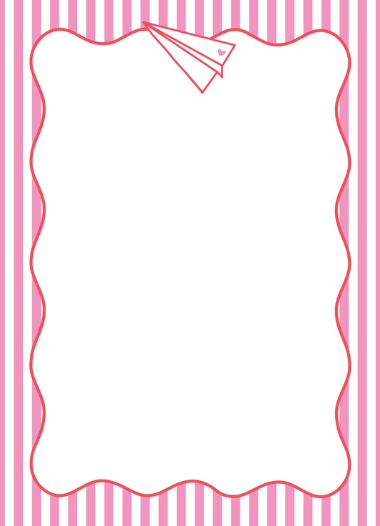 Paper Plane Notepad